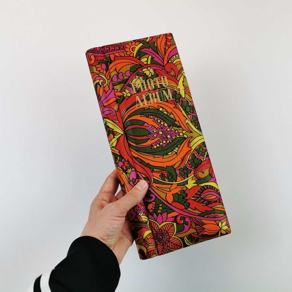 Psychedelic Satin 60s Photo Album